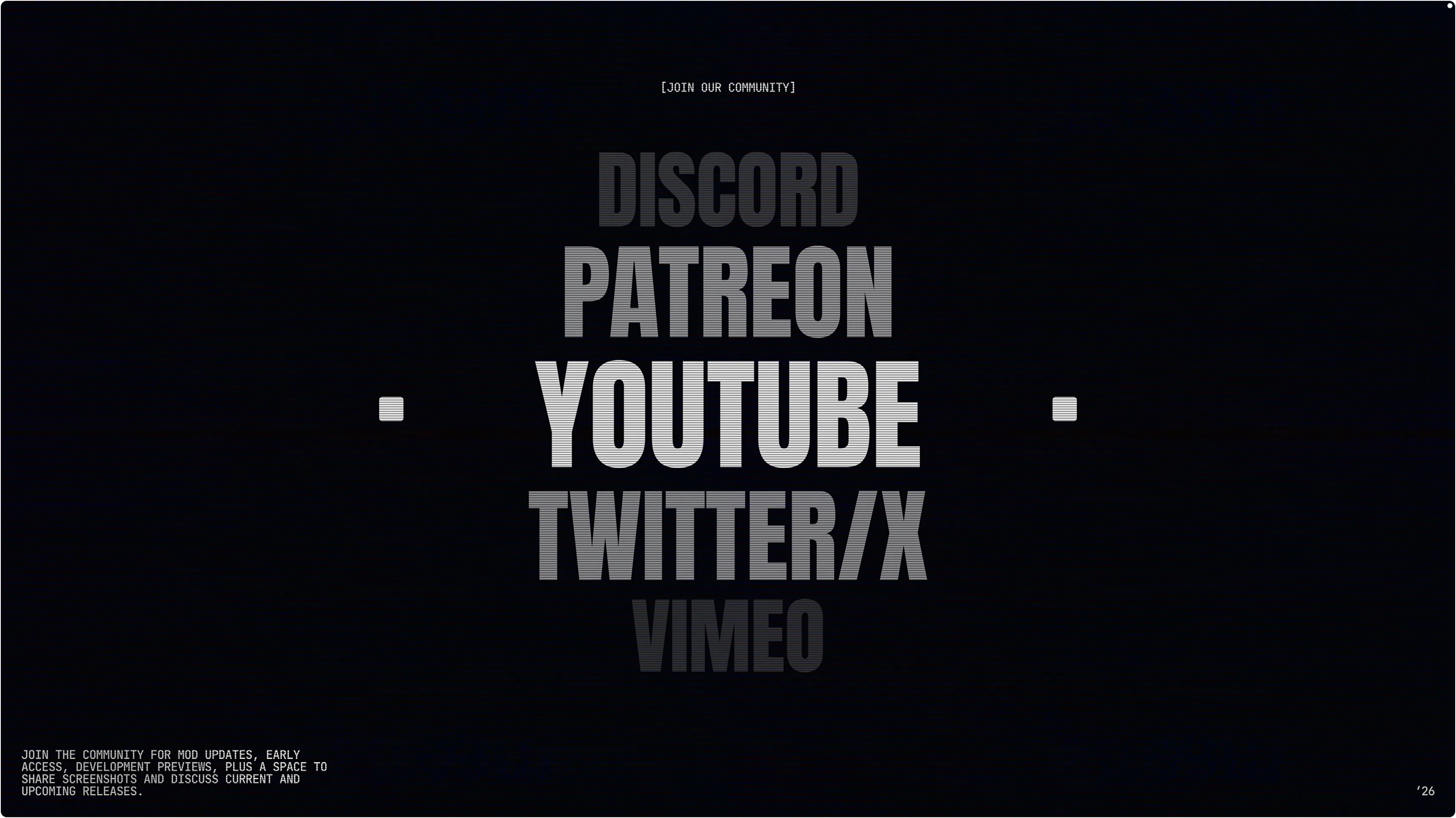 Razed Mods homepage