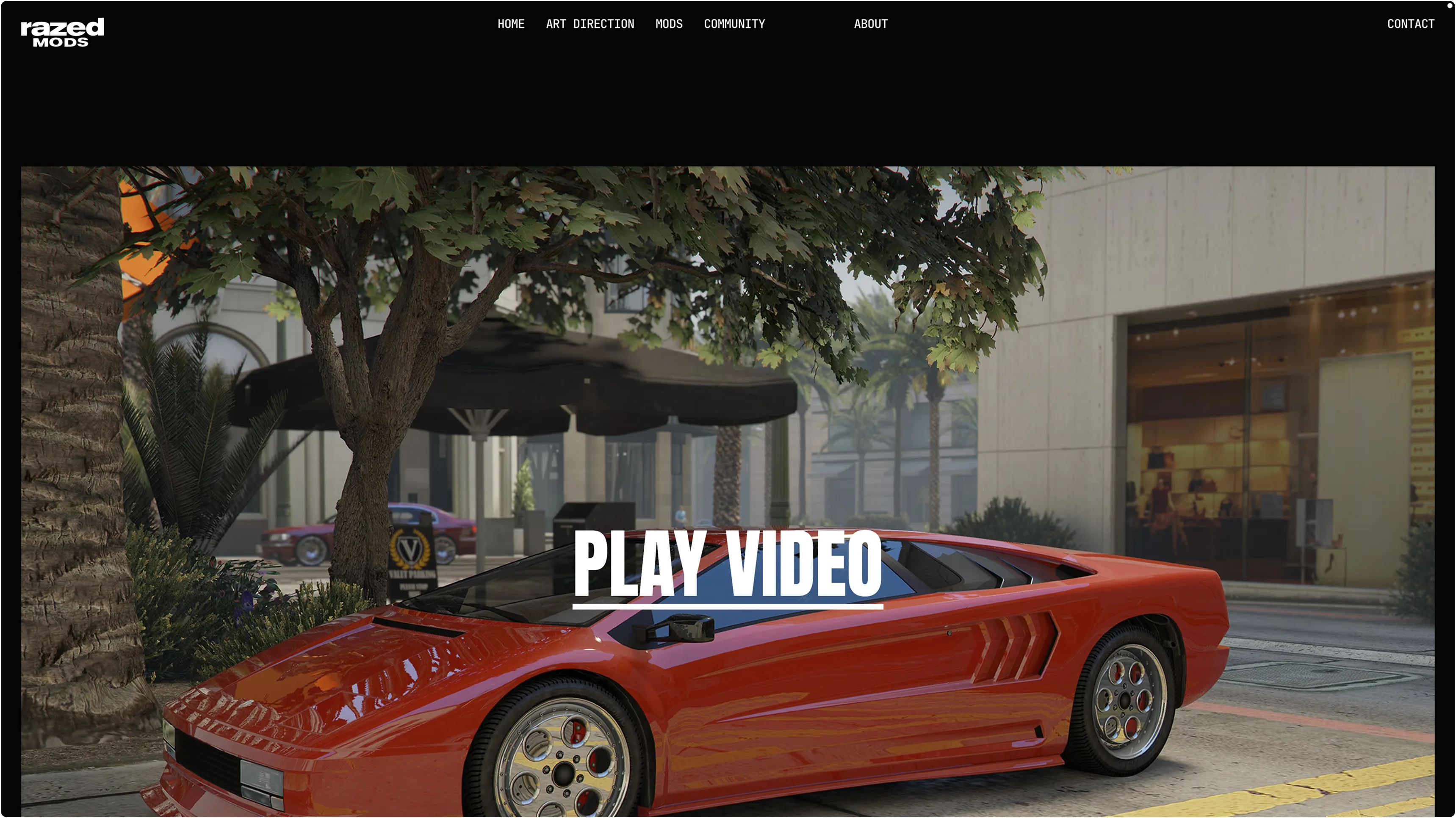 Razed Mods mod inner page